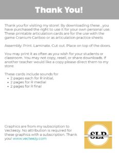 Teach Retroflex R.pdf Retroflex R versus Bunched R and practice sheets Cariboo cards included ...